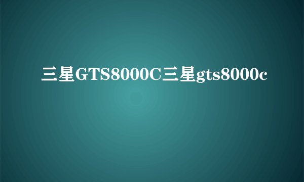 三星GTS8000C三星gts8000c