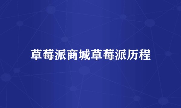 草莓派商城草莓派历程