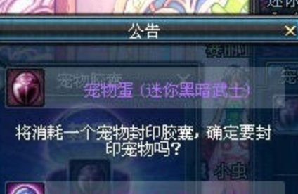 游戏《dnf》的“宠物蛋”在封装下显示无法交易怎么办？