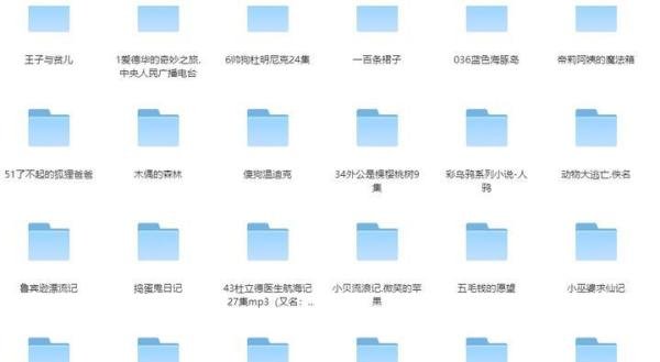 儿童有声读物：国际大奖小说系列合集60部，8.3G