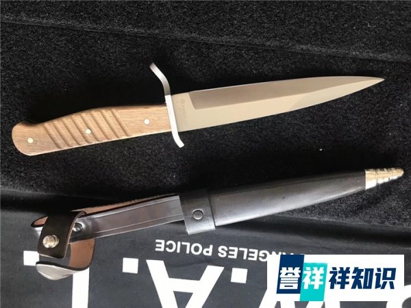 BOKER德国博克 Trench Knife 高端实木柄格斗刀户外野营战术刀