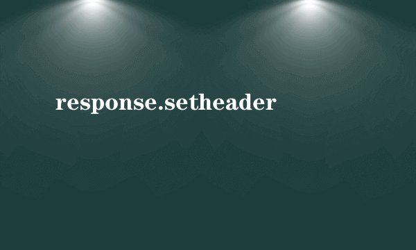response.setheader