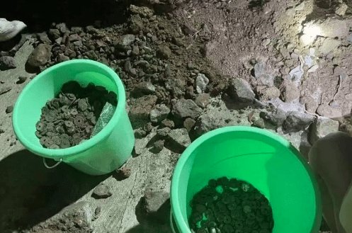 浙江一小区挖出34000多枚宋代古币引哄抢，居民们的做法是否违法？