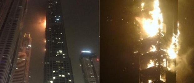 迪拜火炬大厦两年半内二度失火？