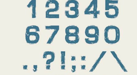 数字的符号