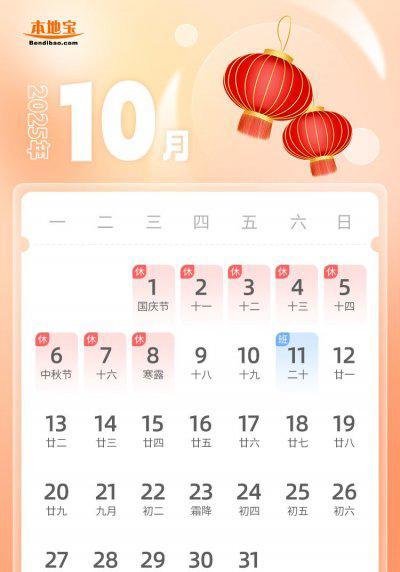 国庆节法定假日几天