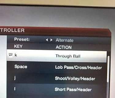 fifa13键盘设置