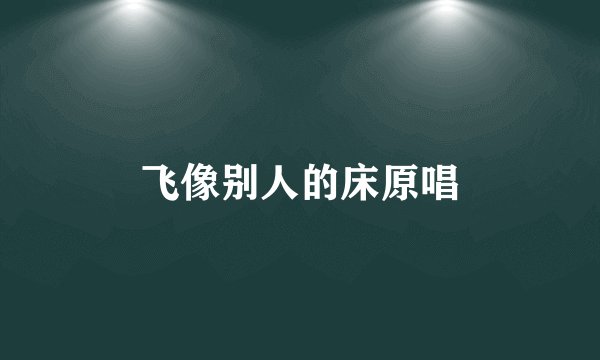 飞像别人的床原唱