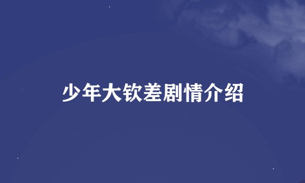 少年大钦差剧情介绍