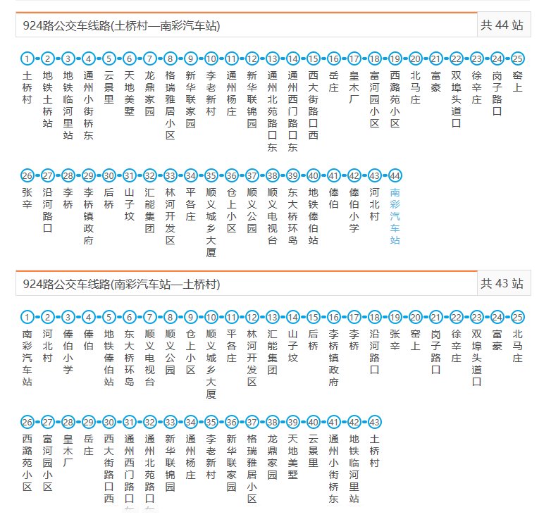通州924公交车转顺义13路怎么转