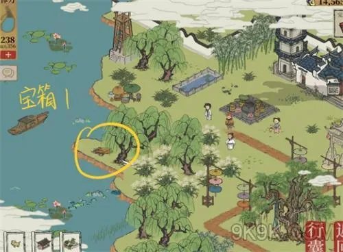 江南百景图杭州探险钱塘门宝箱位置攻略