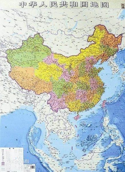 中国人民共和国地图