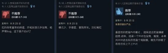 《战地之王》Steam褒贬不一：bug多、招牌PVE消失