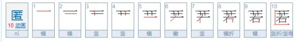 匿怎么读?