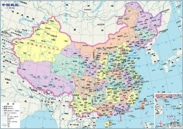 中国人民共和国地图