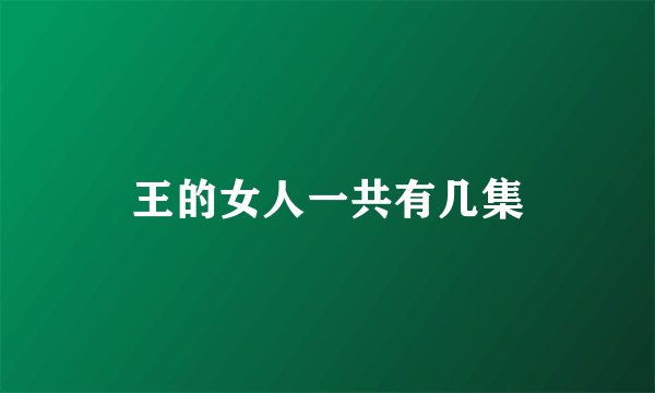 王的女人一共有几集