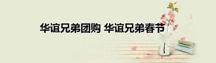 华谊兄弟团购 华谊兄弟春节