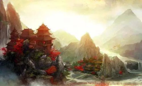 “落木千山天远大，澄江一道月分明。”这句诗的意思是什么？