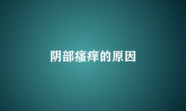 阴部瘙痒的原因