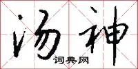汤神