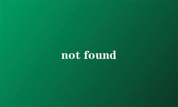 not found