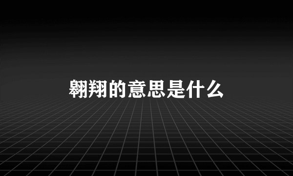 翱翔的意思是什么