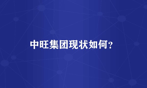 中旺集团现状如何?
