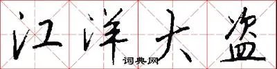 江洋大盗