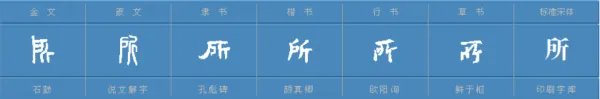 所字的怎么组词