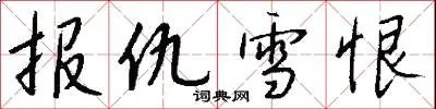 报仇雪恨