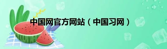 中国网官方网站（中国习网）