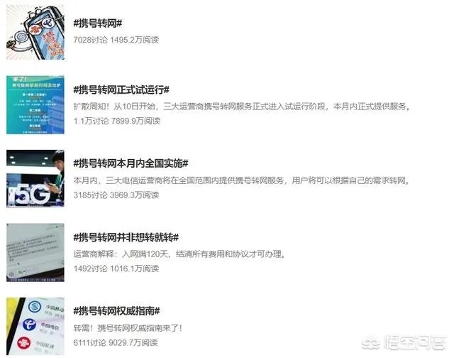 携号转网对运营商营到底会有多大影响?