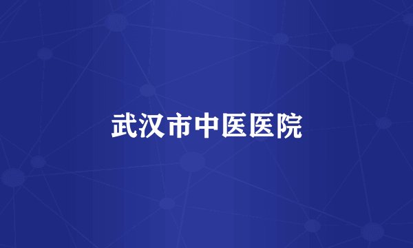 武汉市中医医院