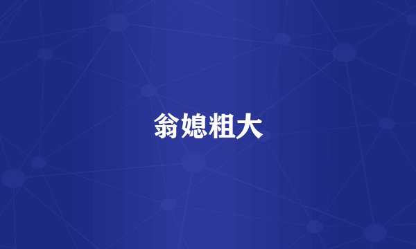 翁媳粗大