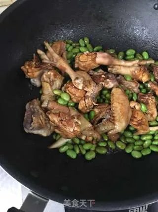 毛豆烧鸡