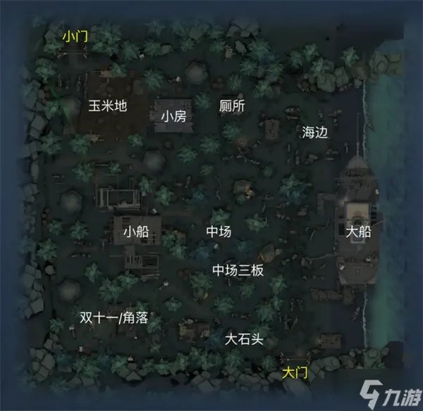 第五人格地图