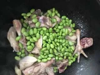毛豆烧鸡