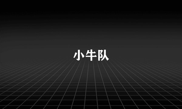 小牛队