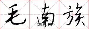 毛南族