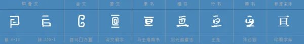 亘字怎么读?