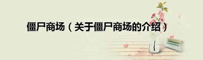 僵尸商场（关于僵尸商场的介绍）