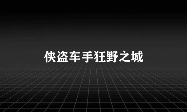 侠盗车手狂野之城