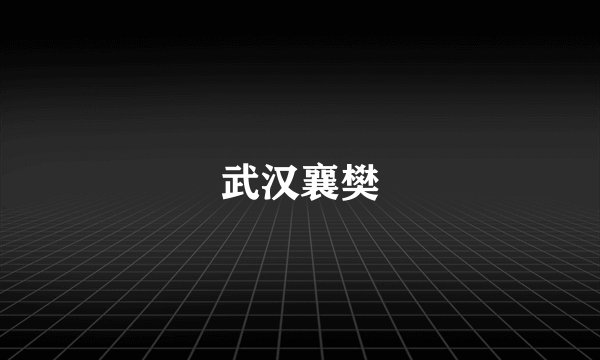 武汉襄樊