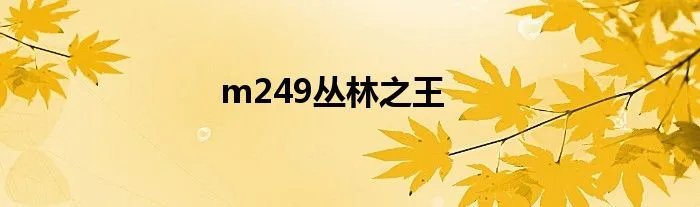 m249丛林之王