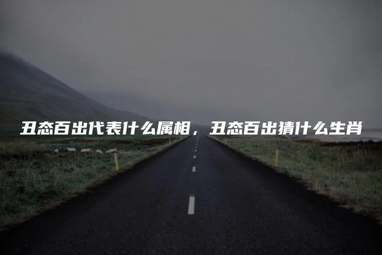 丑态百出代表什么属相，丑态百出猜什么生肖