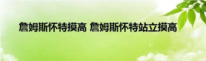 詹姆斯怀特摸高 詹姆斯怀特站立摸高