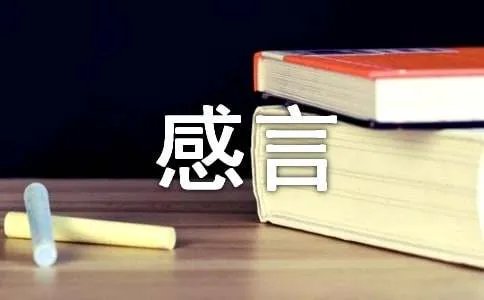 成长感言句子