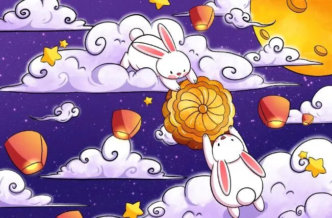 2020中秋节画画作品图片 中秋节绘画图片大全2020