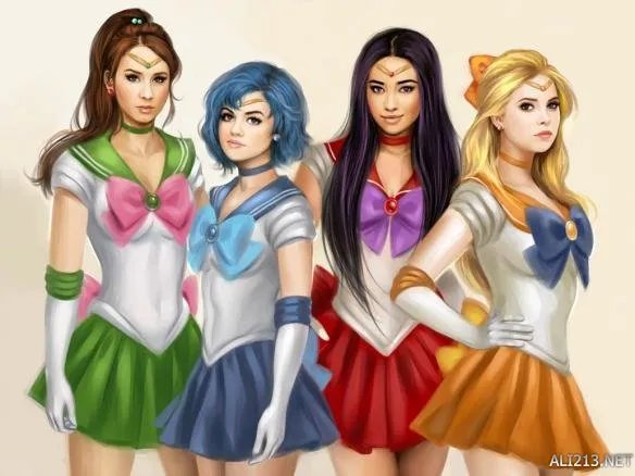 小姐姐们画风突变！《美少女战士》精彩同人作品赏析