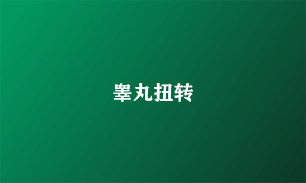 睾丸扭转